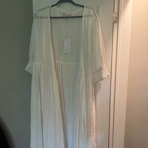 Daughters of India wrap dress white